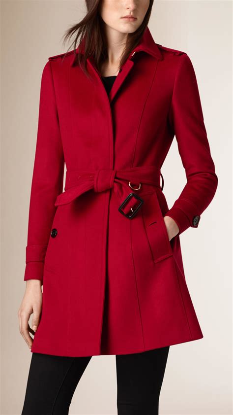Burberry pleated trench coat